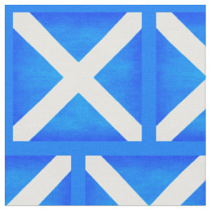 Vintage-Flagge Schottlands - Das Saltire Stoff