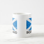 Vintage Flagge Schottlands Kaffeetasse (Mittel)