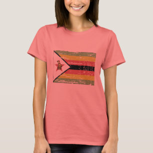 Vintage Flagge Simbabwes T-Shirt