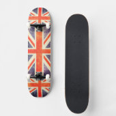 Vintage Flagge Skateboard (Vorderseite)