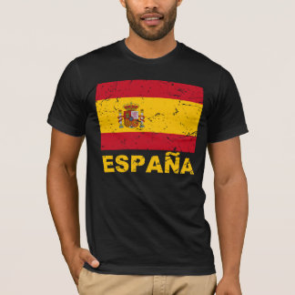 Vintage Flagge Spaniens T-Shirt