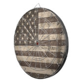 Vintage Flagge Vereinigte Staaten Dartscheibe (Vorderseite rechts)