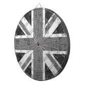 Vintage Flagge Vereinigtes Königreich Dartscheibe (Vorderseite rechts)