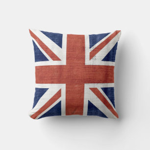Vintage Flagge Vereinigtes Königreich Pillow #2 Kissen