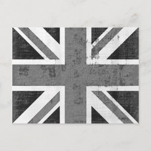 Vintage Flagge Vereinigtes Königreich Postkarten
