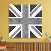 Vintage Flagge Vereinigtes Königreich ummantelte C Leinwanddruck (Insitu (Wohnzimmer))