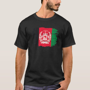 Vintage-Flagge von Afghanistan für Afghanen T-Shirt