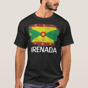 Vintage-Flagge von Grenada als Geschenk für Grenad T-Shirt