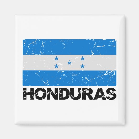 Vintage Flagge von Honduras Magnet (Vorne)