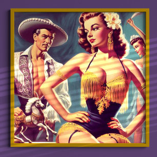 Vintage Flamenco Poster