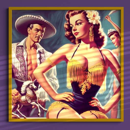 Vintage Flamenco Poster