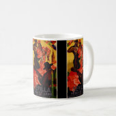Vintage Flamencotänzer spanisch Kaffeetasse (VorderseiteRechts)