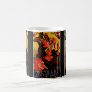 Vintage Flamencotänzer spanisch Kaffeetasse