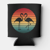 vintage Flamingo Dosenkühler (Vorderseite)