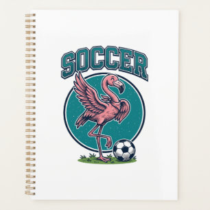 Vintage-Flamingo-Fußballspieler-Grafik-Shirt_1 Planer