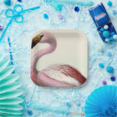 Vintage Flamingo Pappteller (Party)