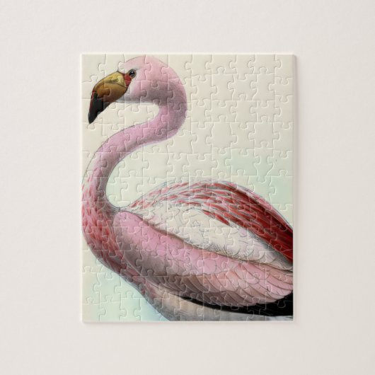 Vintage Flamingo Puzzle (Vertikal)