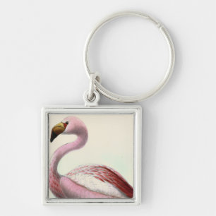 Vintage Flamingo Schlüsselanhänger