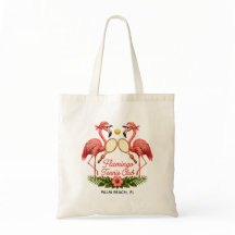 Vintage Flamingo Tennisclub Personalisiert