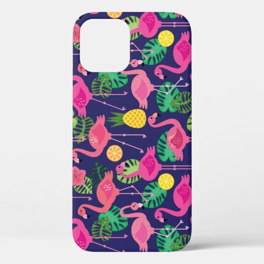 Vintage Flamingos, Sommerelemente Case-Mate iPhone Hülle (Rückseite)