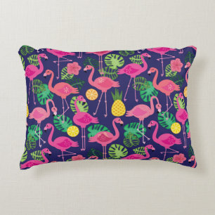 Vintage Flamingos, Sommerelemente Dekokissen