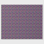 Vintage Flamingos, Sommerelemente Geschenkpapier (Flach)