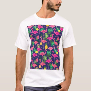 Vintage Flamingos, Sommerelemente T-Shirt