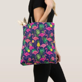 Vintage Flamingos, Sommerelemente Tasche (Von Nahem)