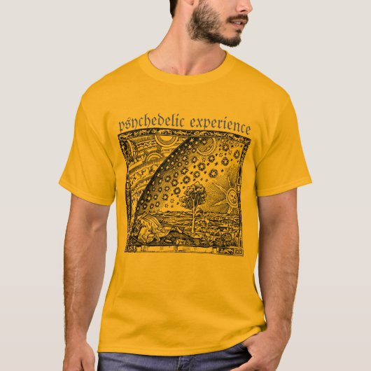 Vintage Flammarion-Illustration des Universums T-Shirt (Vorderseite)