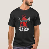Vintage Flammengrillsaison T-Shirt (Vorderseite)