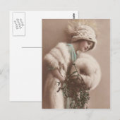 vintage Flapper (121) Postkarte (Vorne/Hinten)