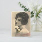 vintage Flapper (343) Postkarte (Stehend Vorderseite)