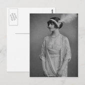 vintage Flapper (387) Postkarte (Vorne/Hinten)