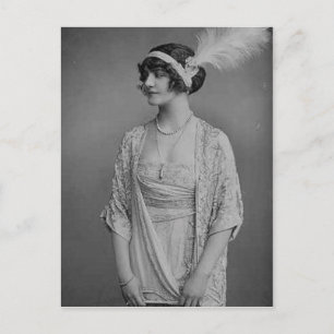 vintage Flapper (387) Postkarte