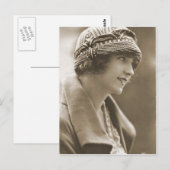 Vintage Flapper-Fotos (8) Postkarte (Vorne/Hinten)