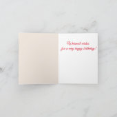 Vintage Flapper Karte (Innenseite)