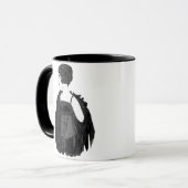 Vintage-Flapper-Korsett Tasse (Vorderseite Links)