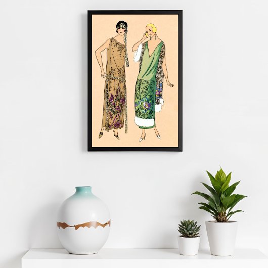 Vintage Flapper Poster