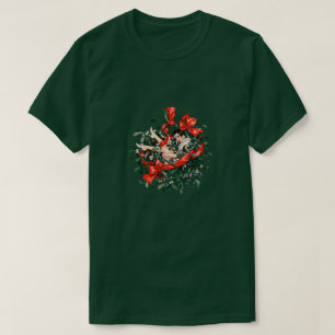 Vintage Flapperin unter dem Mistelzweig aus den 19 T-Shirt