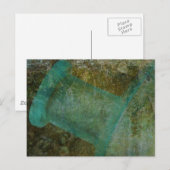 Vintage Flasche Grunge Postkarte (Vorne/Hinten)