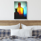 Vintage Flasche Stillleben Leinwanddruck (Insitu (Schlafzimmer))