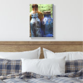 Vintage Flaschen Leinwanddruck (Insitu (Schlafzimmer))