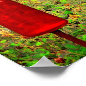 Vintage Flaschen Poster (Ecke)