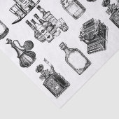 Vintage Flaschen Seidenpapier (Ausschnitt)