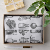 Vintage Flaschen Seidenpapier (Geschenk)