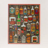 VINTAGE FLASCHENSAMMLUNG PUZZLE (Vertikal)