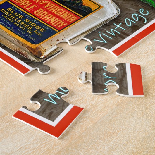 VINTAGE FLASCHENSAMMLUNG PUZZLE (Seite)