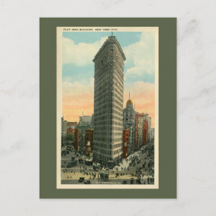 Vintage Flatiron Building New York City Postkarte