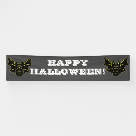 Vintage-Fledermaus-Banner Banner (Horizontal)