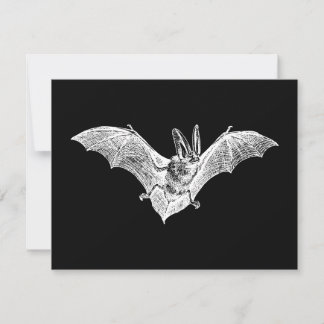 Vintage Fledermaus Gothic Vampir Einladung